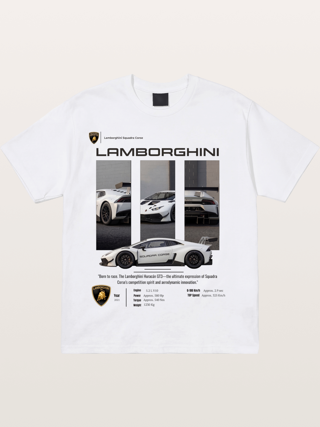 Lamborghini Spec Cotton T-shirt