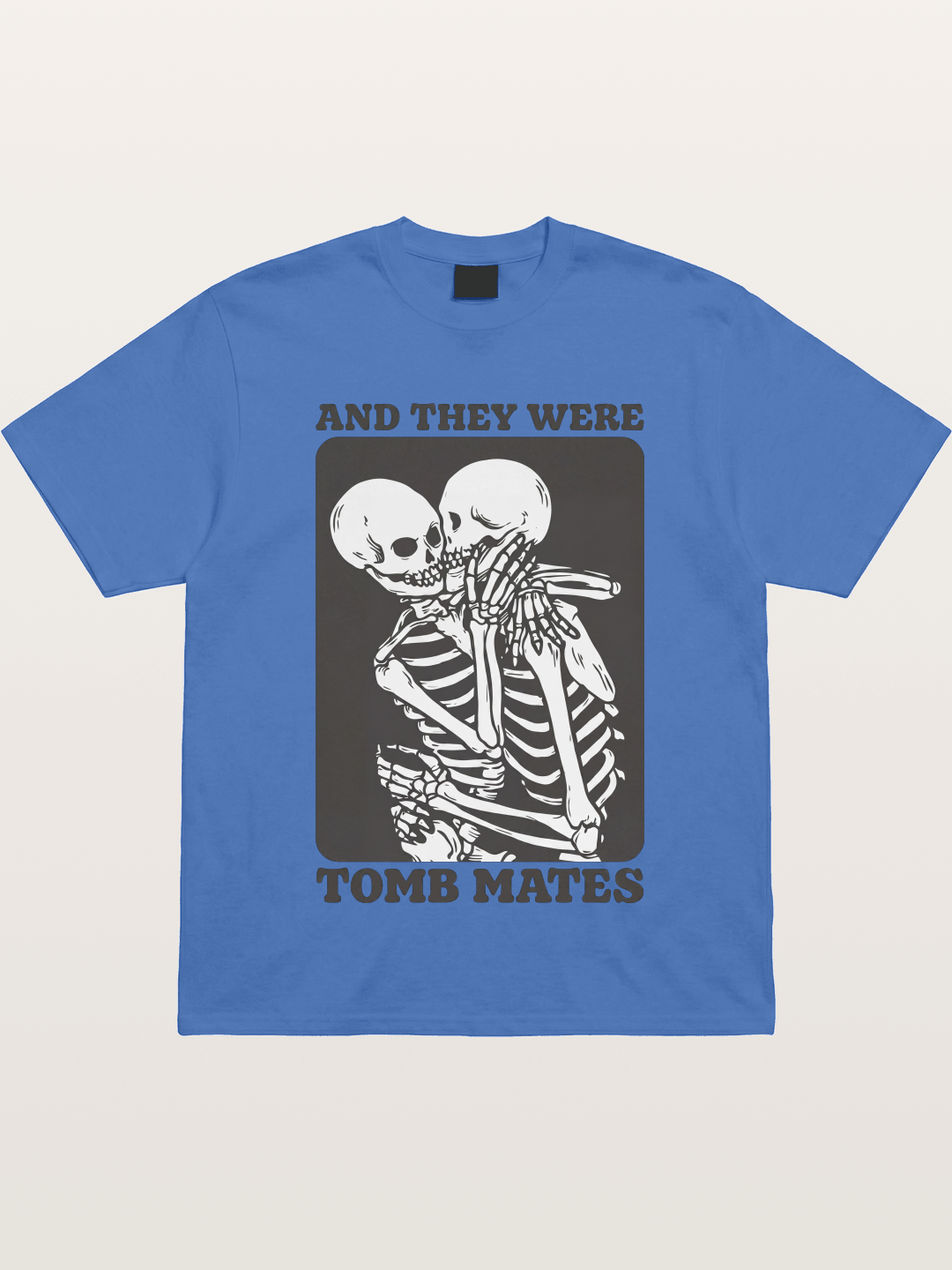 Tomb Mates Skeleton Couple Pride Gildan T-shirt