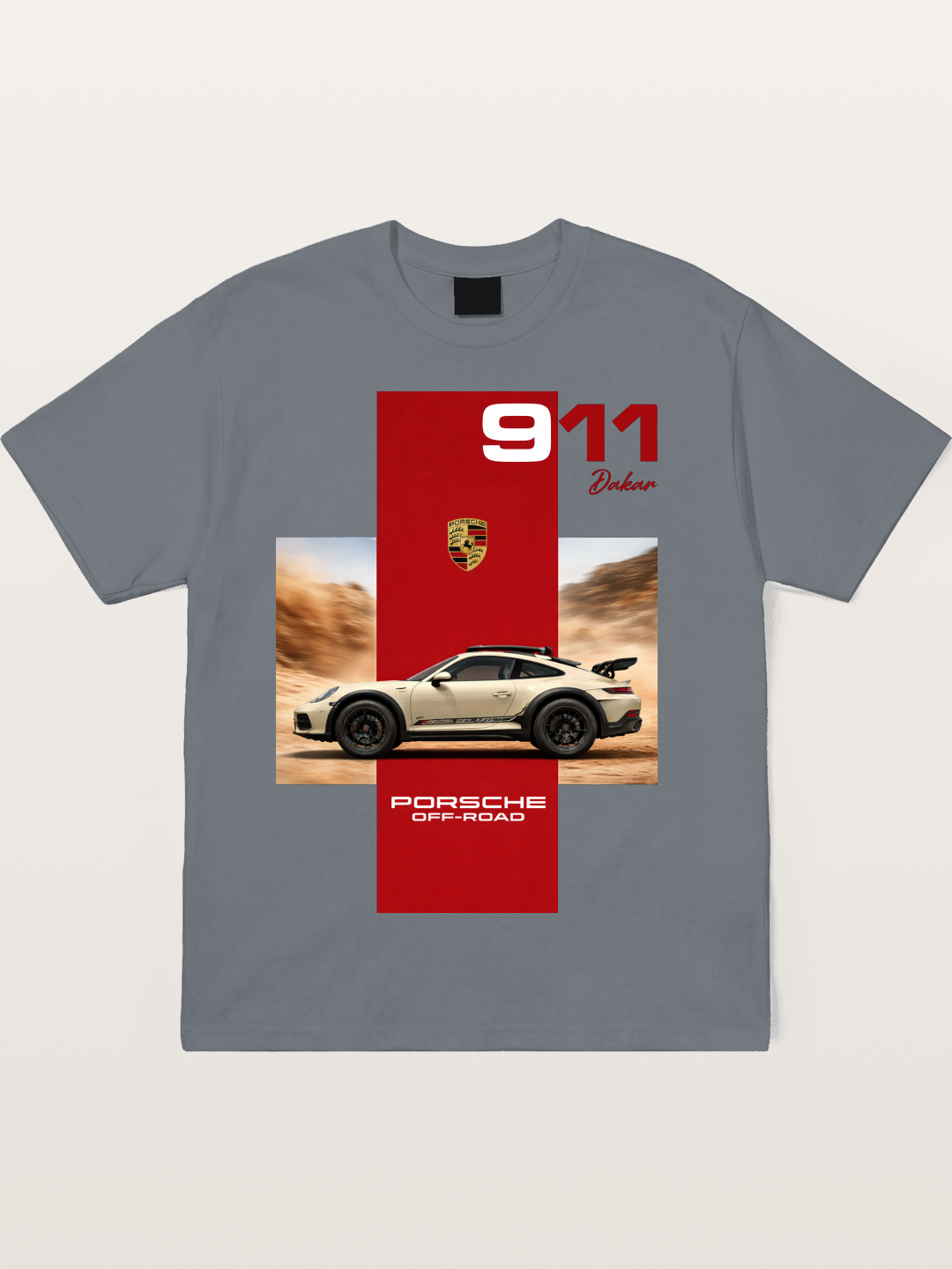 Porsche 911 Offroad Safari Style Cotton T-shirt