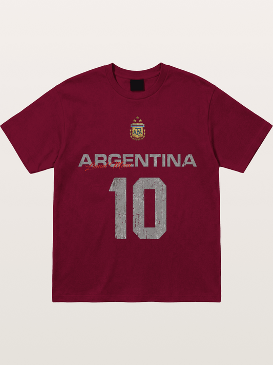 Argentina Messi 10 Retro Gildan T-shirt
