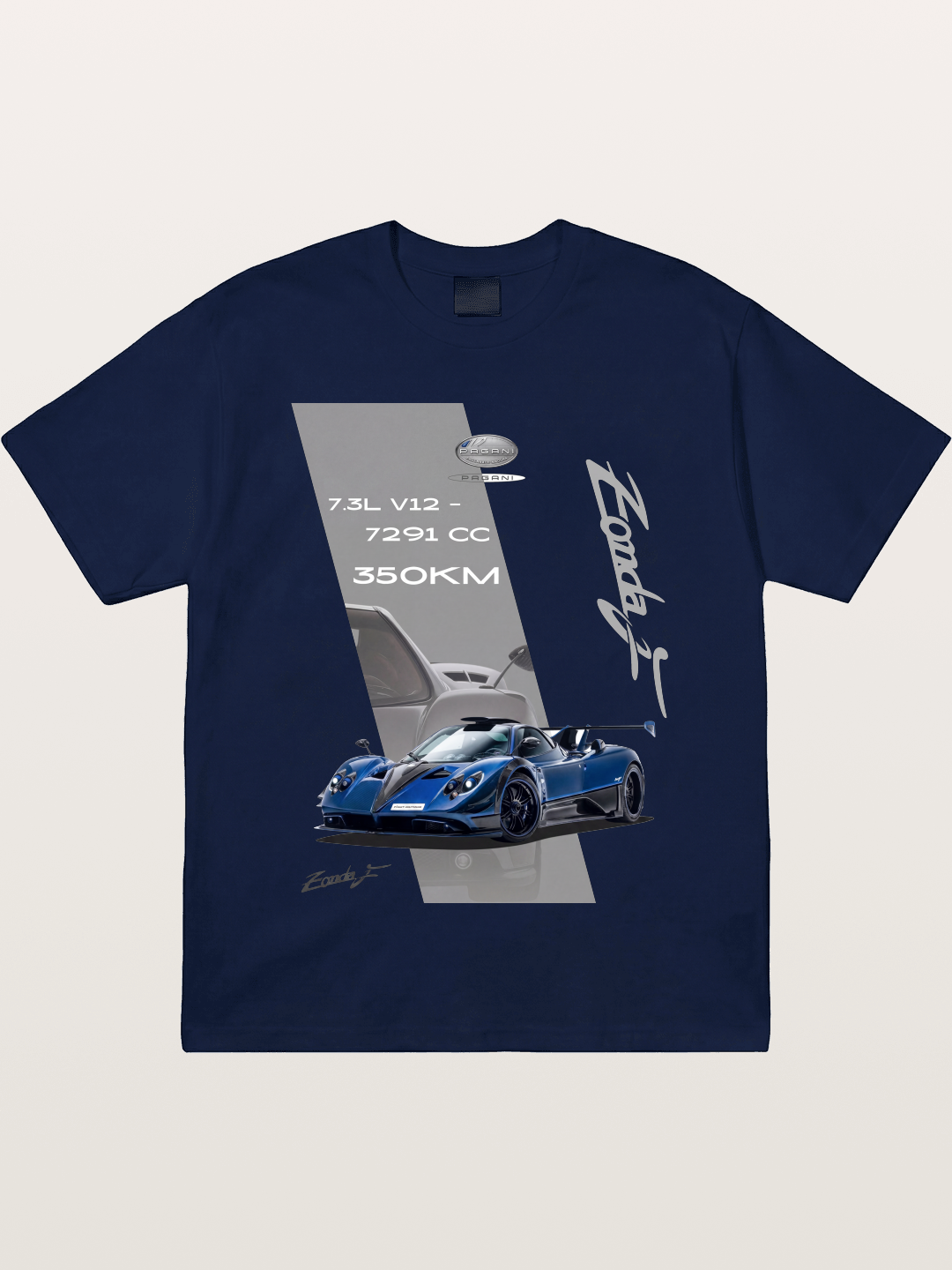 Pagani Zonda Technical Print Gildan T-shirt