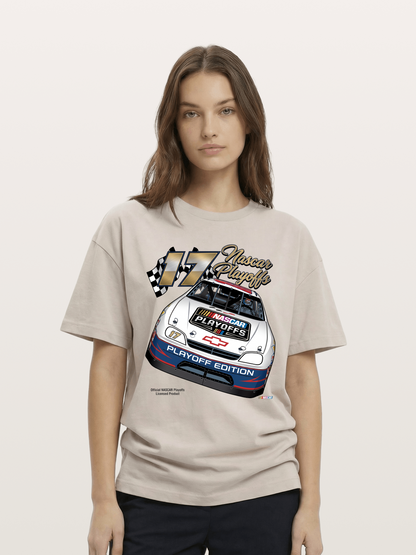 17 Playoff Edition Race Car Cotton T-shirt