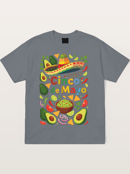 Mexican Avocado Tortilla Feast Cotton T-shirt