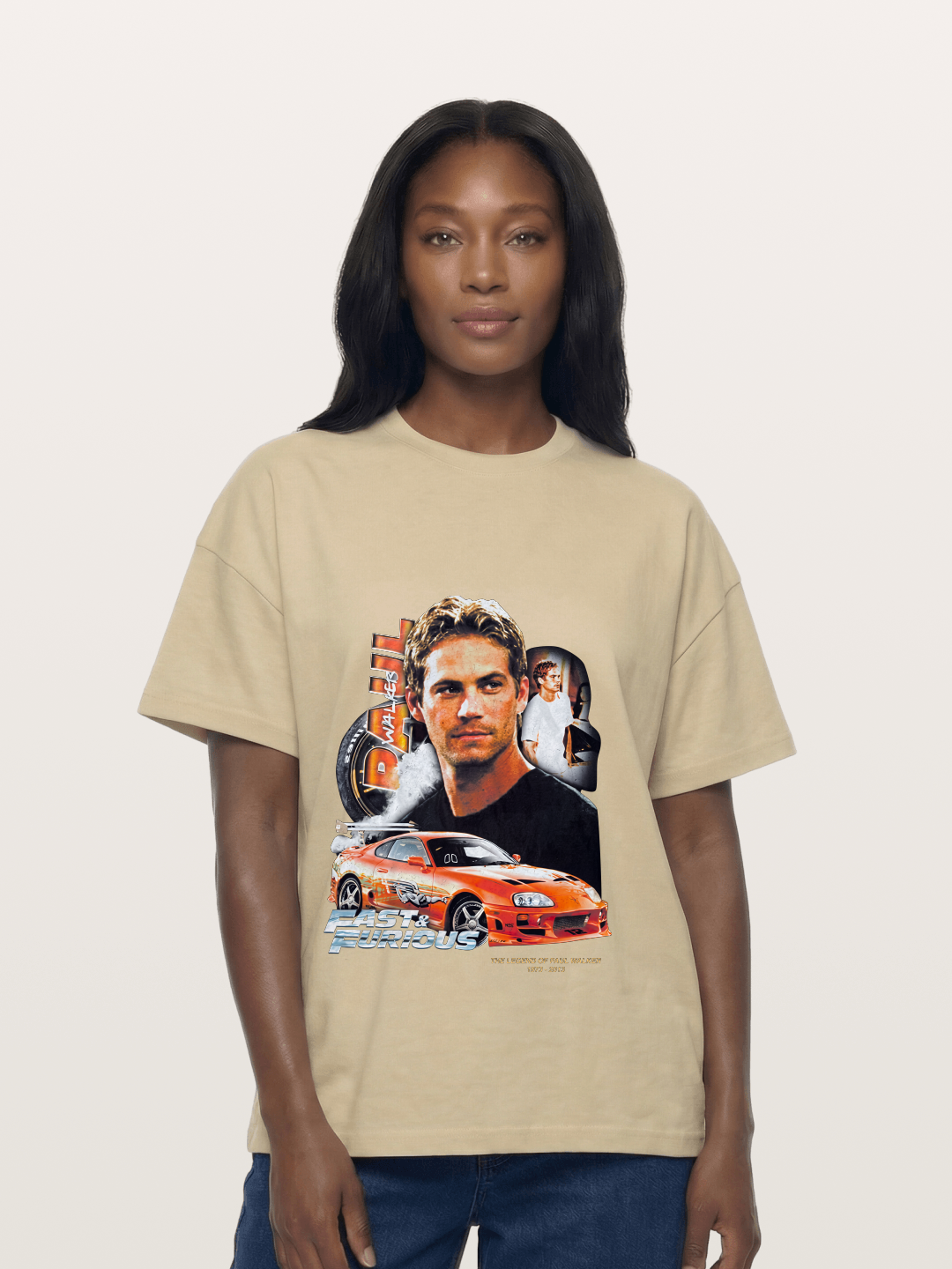 Orange Supra Fast & Furious Gildan T-shirt