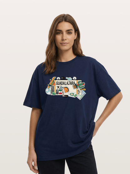 Guadalajara Mexican Culture Art Cotton T-shirt