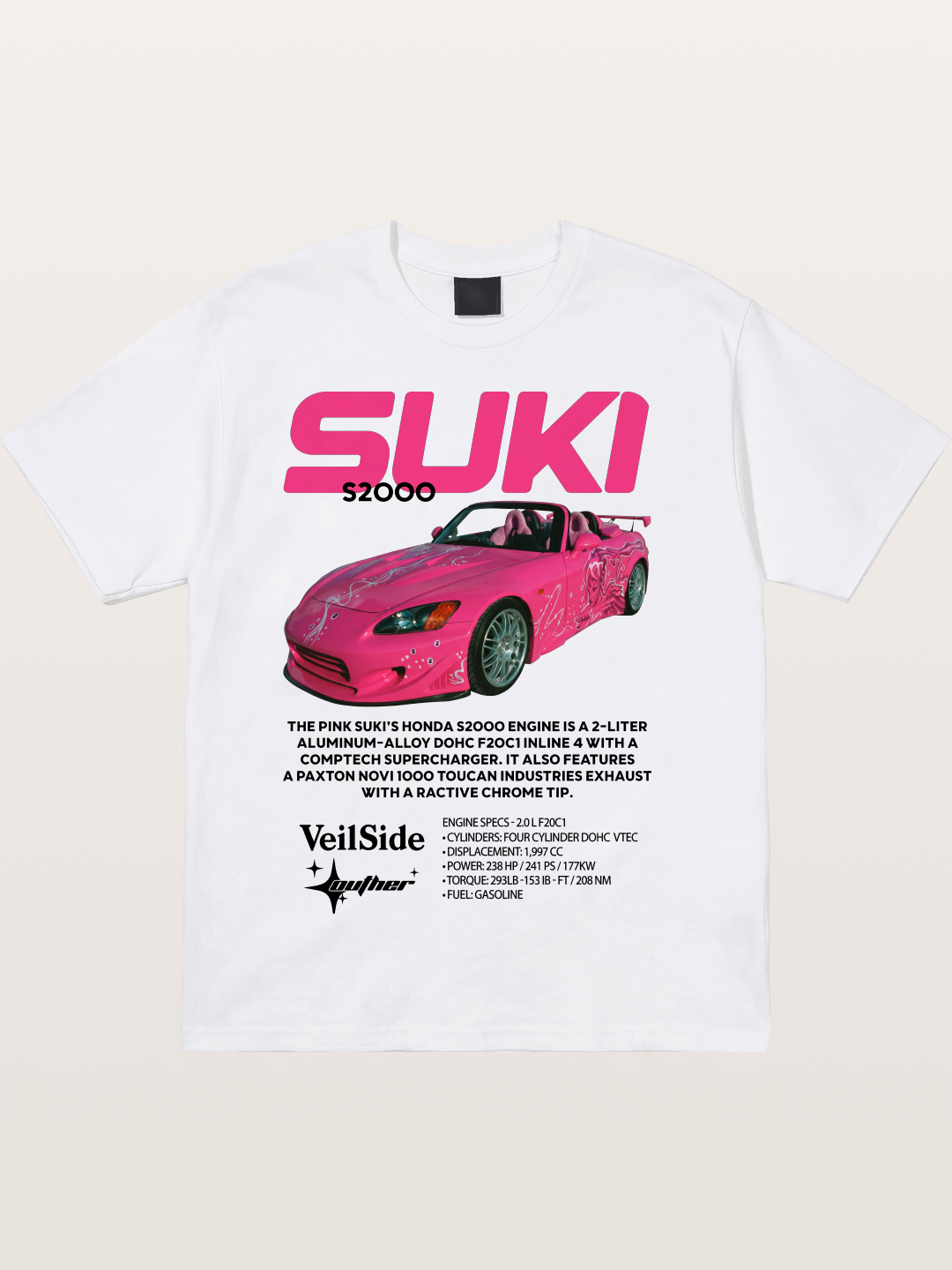 Suki's S2000 Fast & Furious Cotton T-shirt