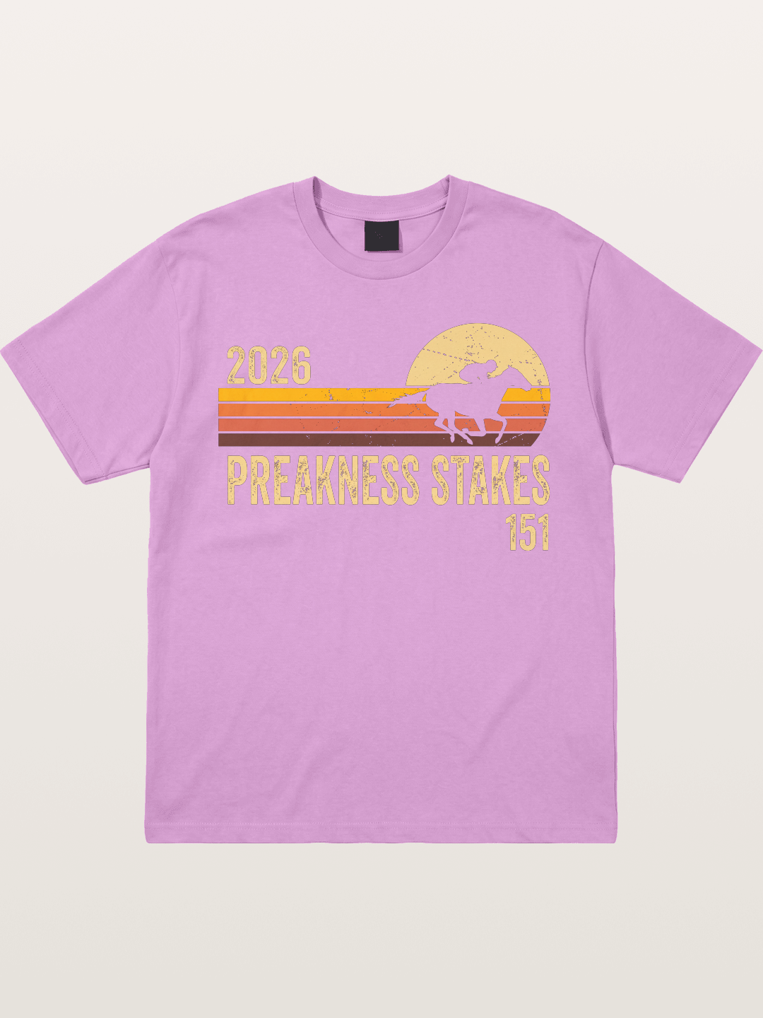 Retro Sunset Preakness Stakes 2026 Gildan T-shirt
