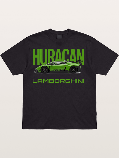 Huracan Green Cotton T-shirt