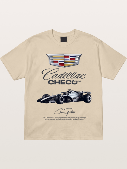 Checo Perez Cadillac F1 Print Gildan T-shirt