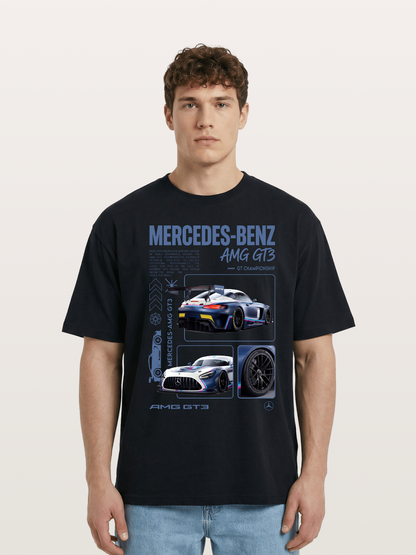Mercedes AMG GT3 Race Car Cotton T-shirt