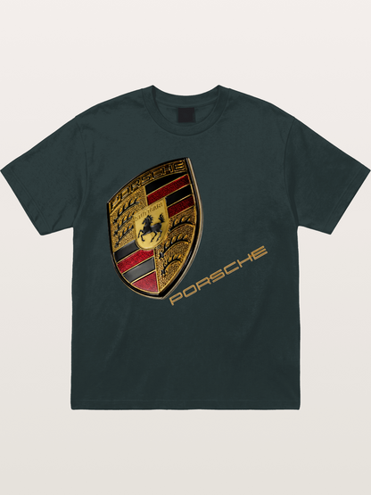 Porsche Classic Emblem Art Gildan T-shirt