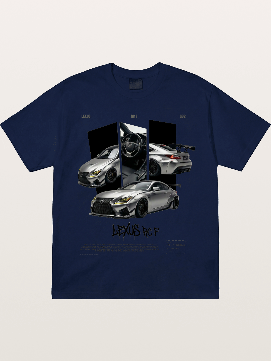 Lexus RC F Multi-Angle Print Gildan T-shirt