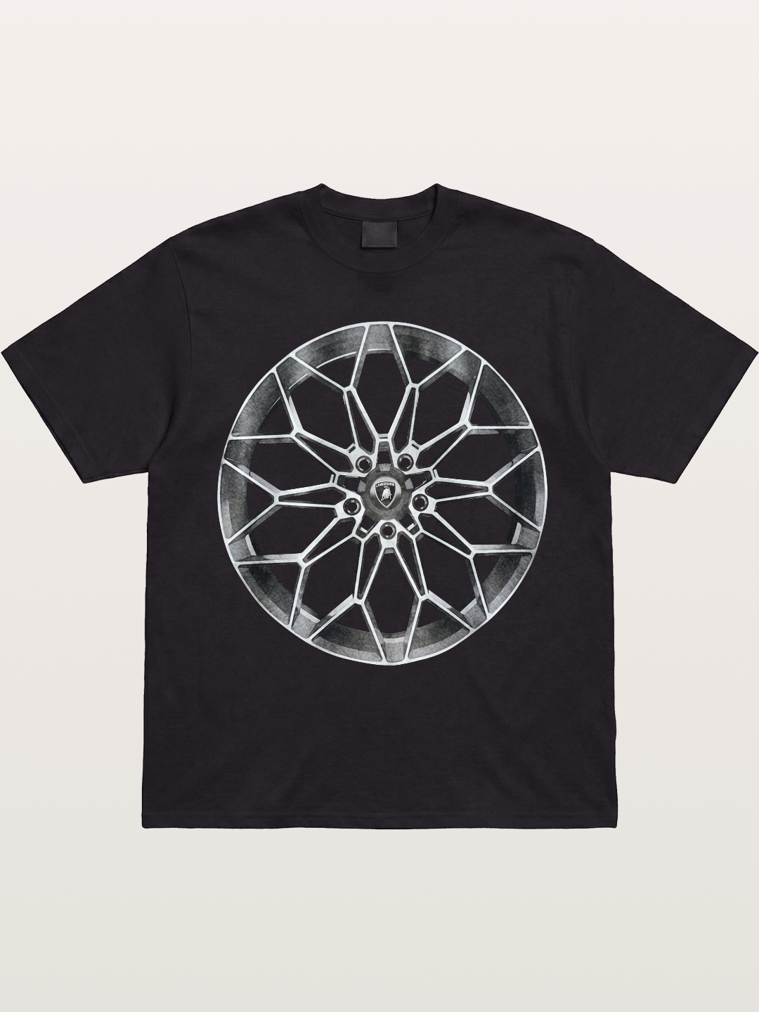 Lamborghini Multi-Spoke Alloy Wheel Gildan T-shirt