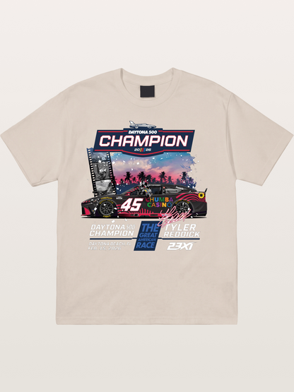 Tyler Reddick 45 Champion Car Art Cotton T-shirt