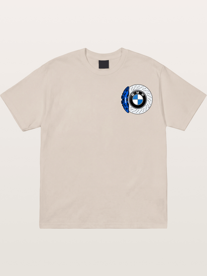 BMW Brake Caliper Logo Art Cotton T-shirt