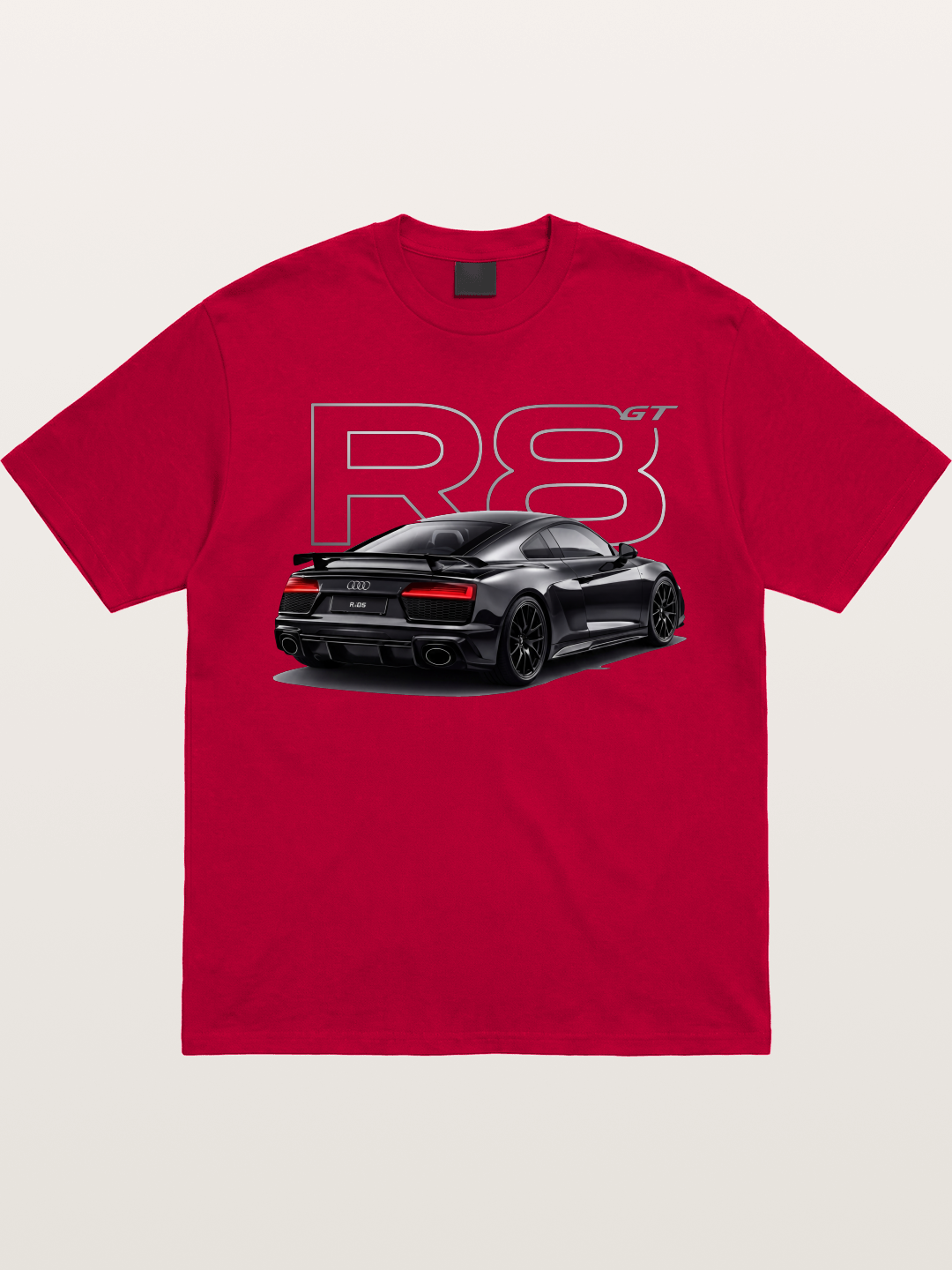Audi R8 GT Black Rear End Gildan T-shirt