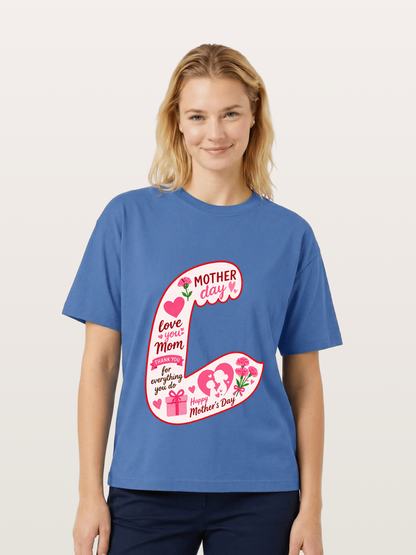 Mother's Day Love You Mom Art Gildan T-shirt