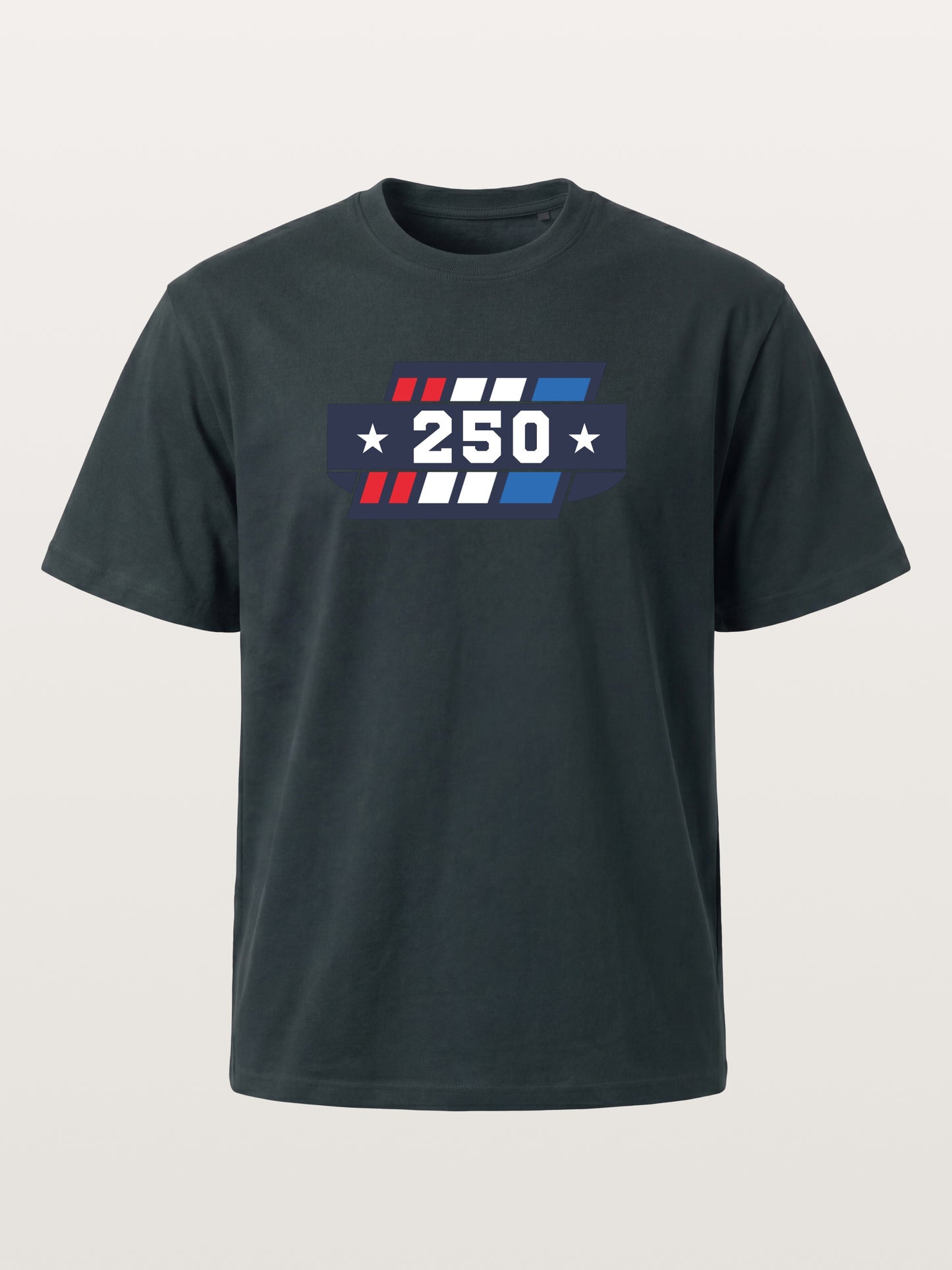 250th Anniversary Star Stripes Badge Gildan T-shirt