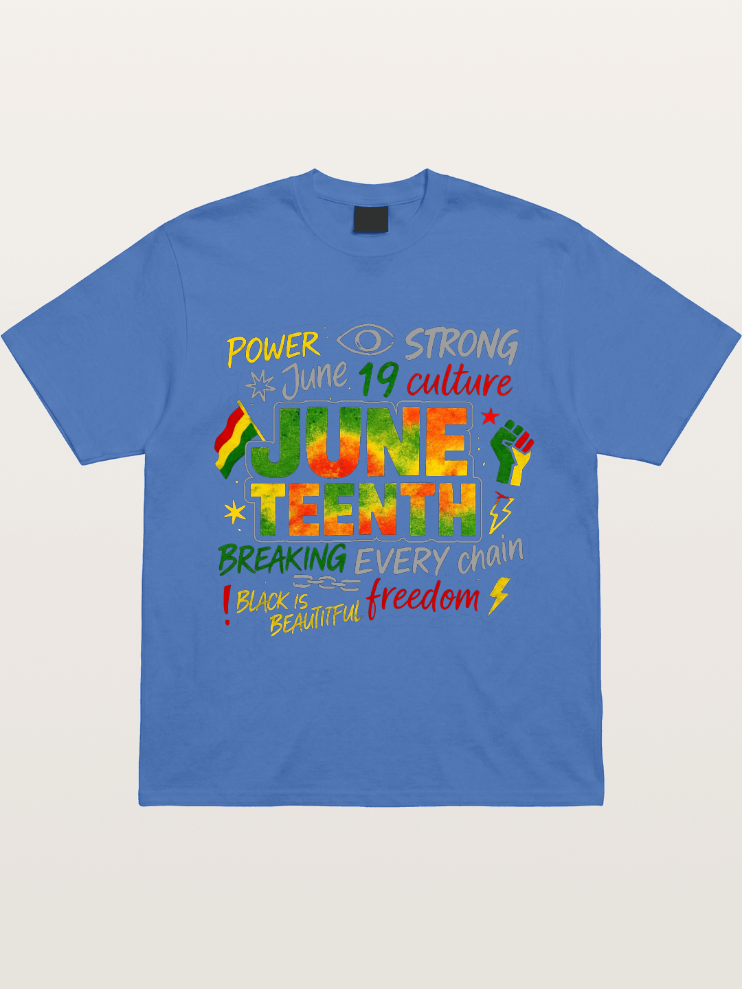 Juneteenth Breaking Every Chain Gildan T-shirt