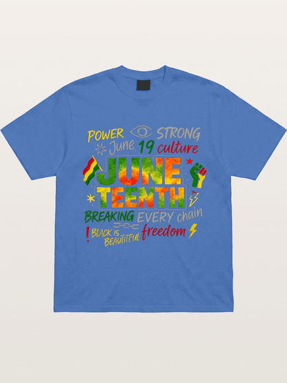 Juneteenth Breaking Every Chain Gildan T-shirt