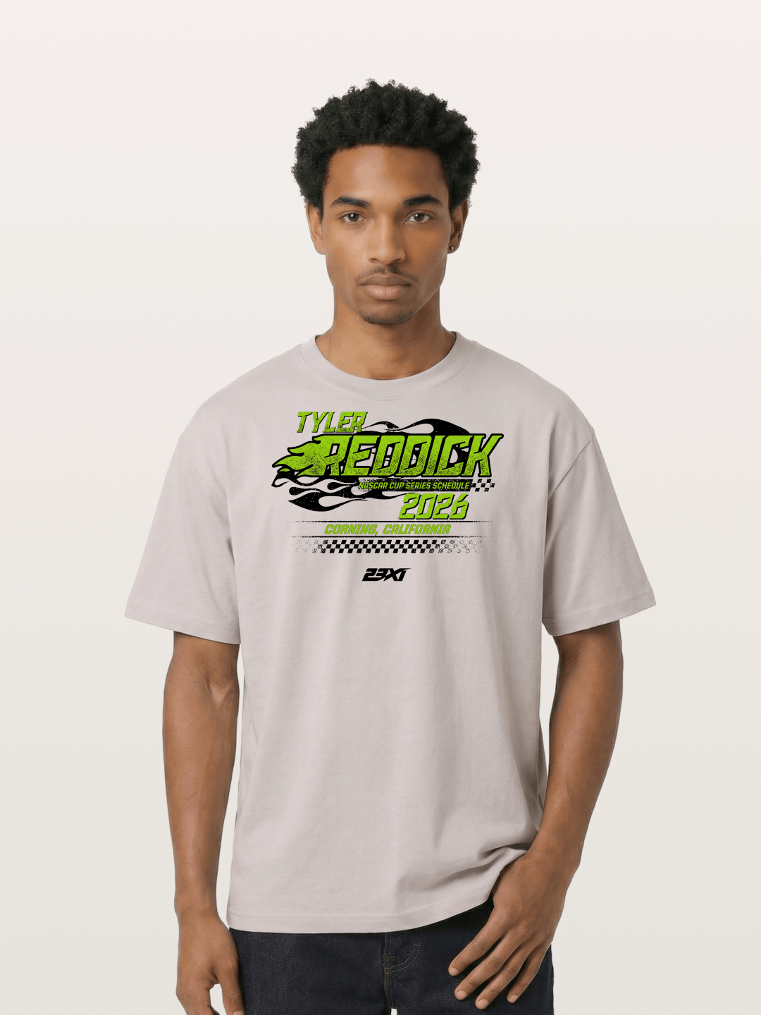 Tyler Reddick 2026 NASCAR Schedule Art Cotton T-shirt