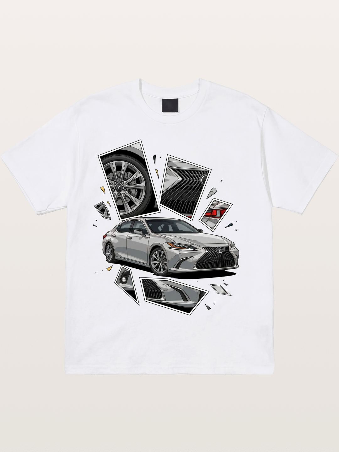 Lexus Sedan Exploded View Cotton T-shirt