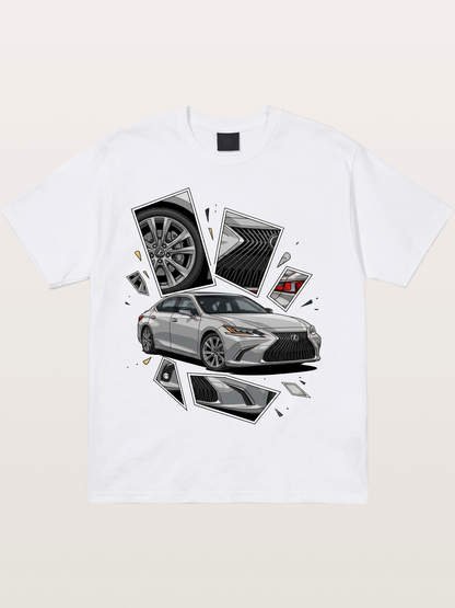 Lexus Sedan Exploded View Cotton T-shirt
