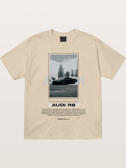 Audi R8 City Night Graphic Gildan T-shirt