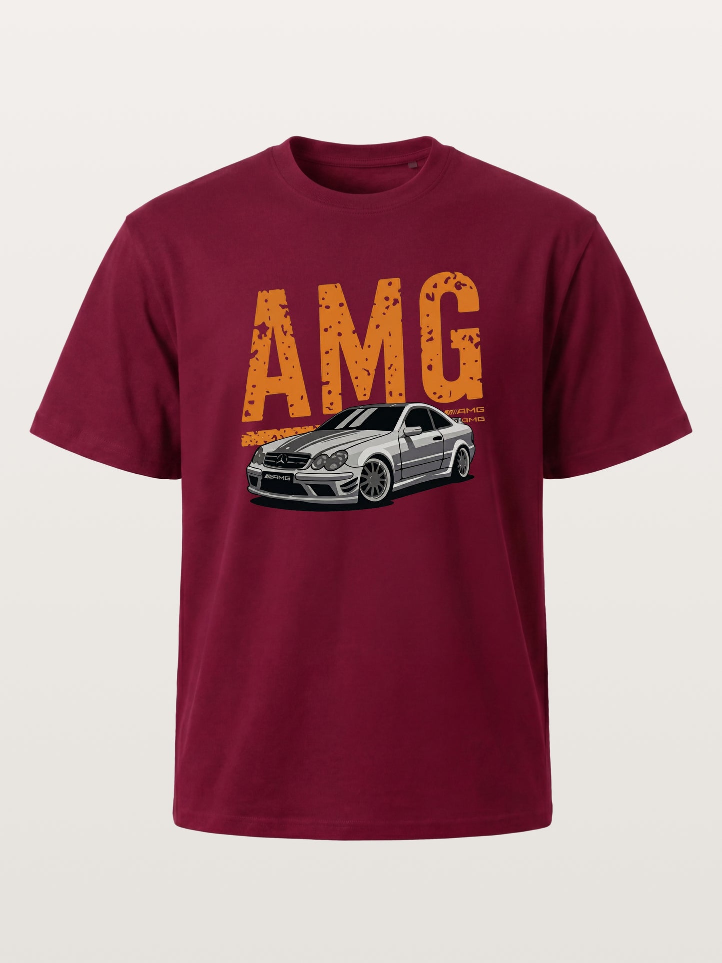 Vintage AMG CLK Coupe Distressed Font Gildan T-shirt
