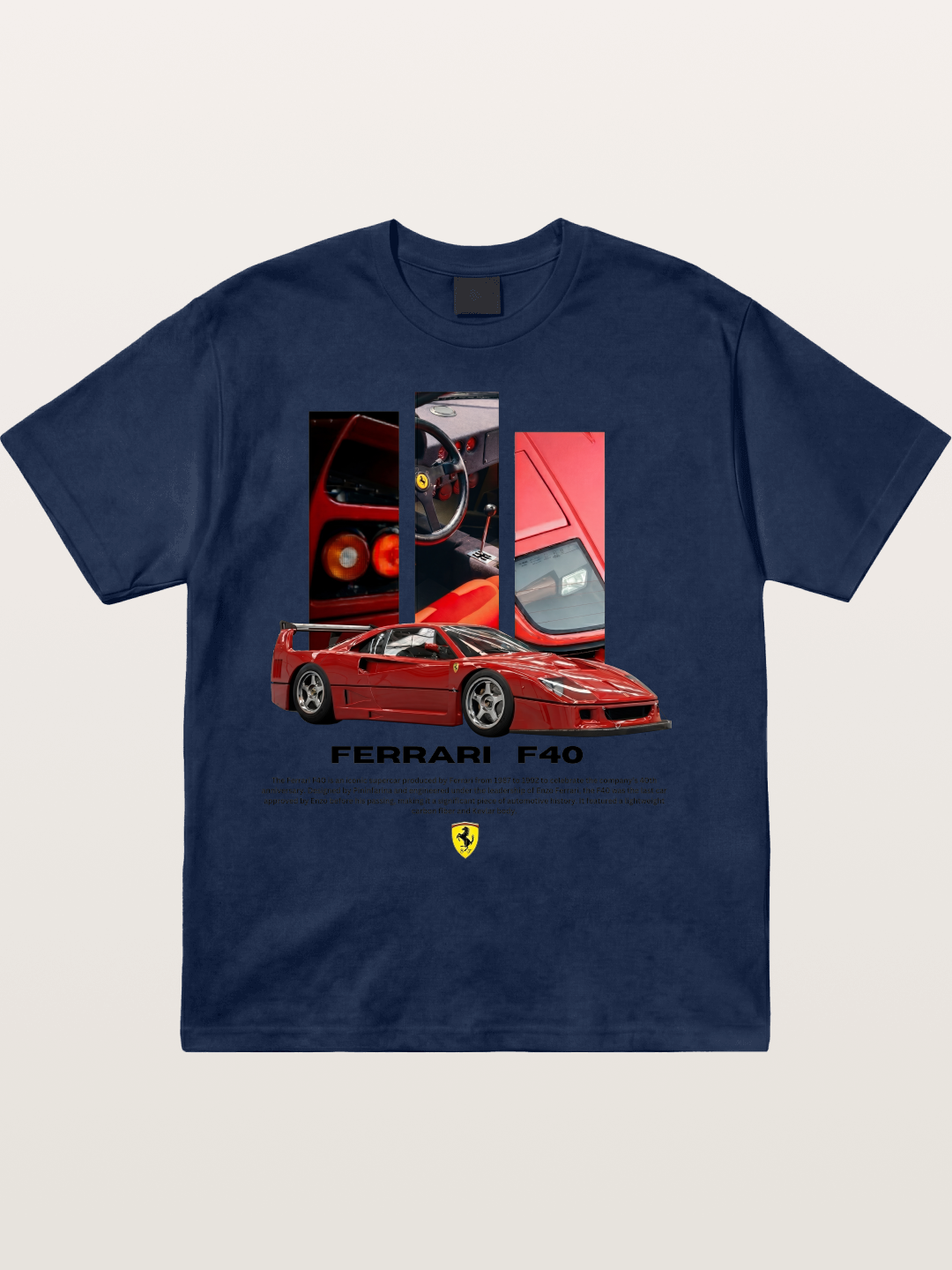 Vertical F40 Cotton T-shirt