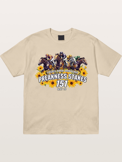 Preakness 151 Sunflower Racing Art Gildan T-shirt