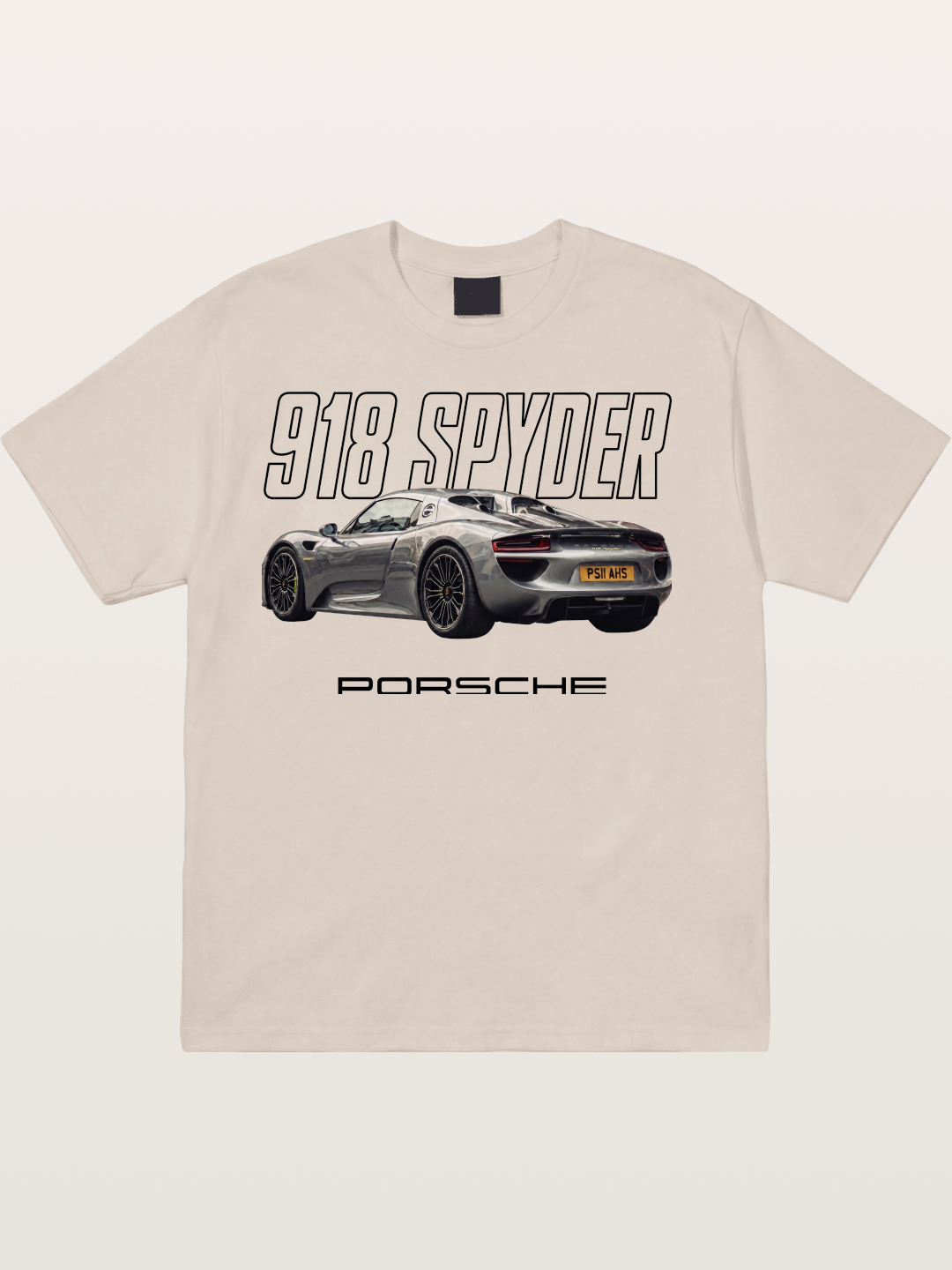 Porsche 918 Spyder Graphic Art Cotton T-shirt