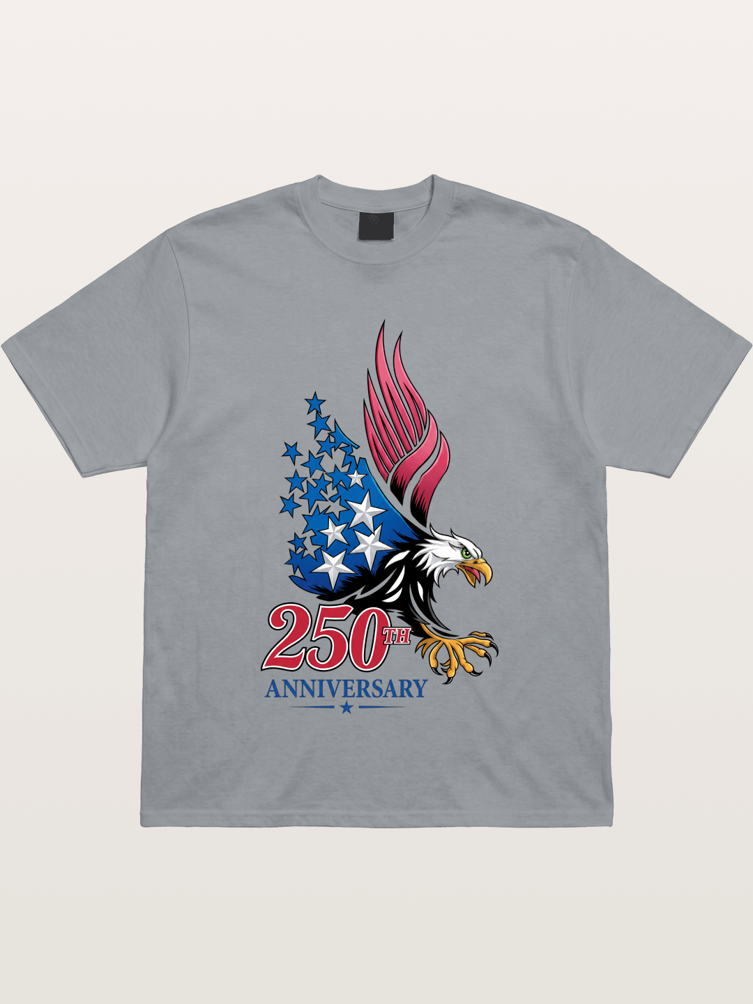 250th Anniversary Eagle Print Gildan T-shirt