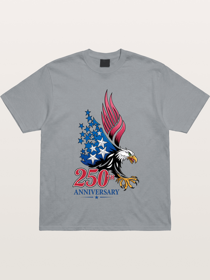 250th Anniversary Eagle Print Gildan T-shirt