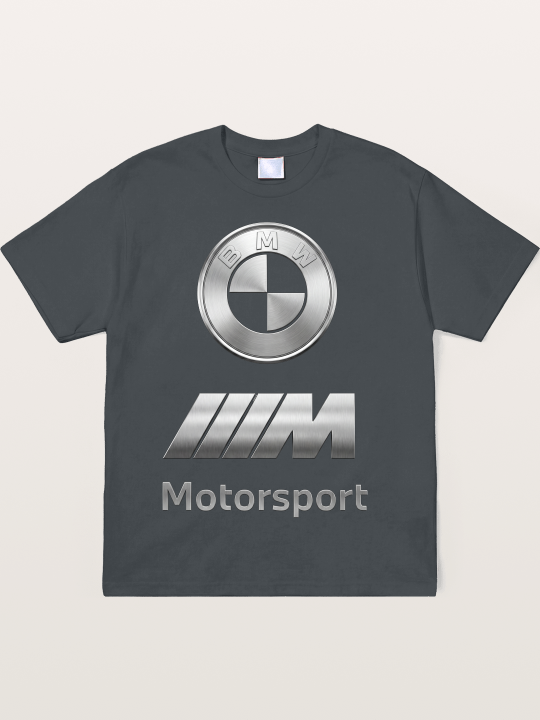 BMW Motorsport Metal Logo Art Soft-Stay T-shirt