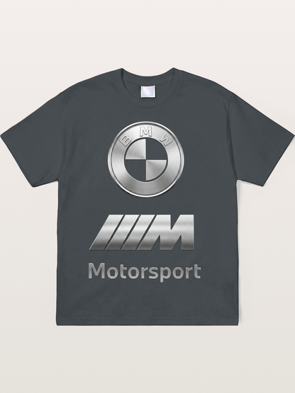 BMW Motorsport Metal Logo Art Soft-Stay T-shirt