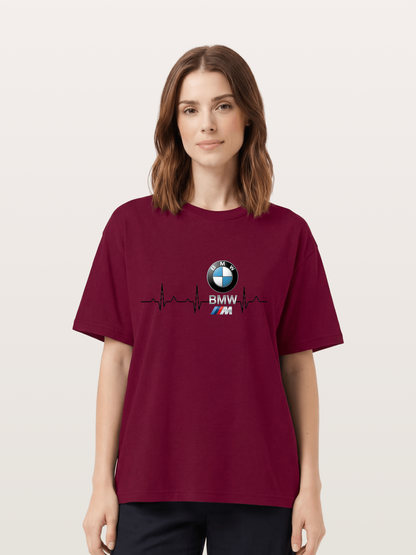 BMW Heartbeat Logo Art Gildan T-shirt