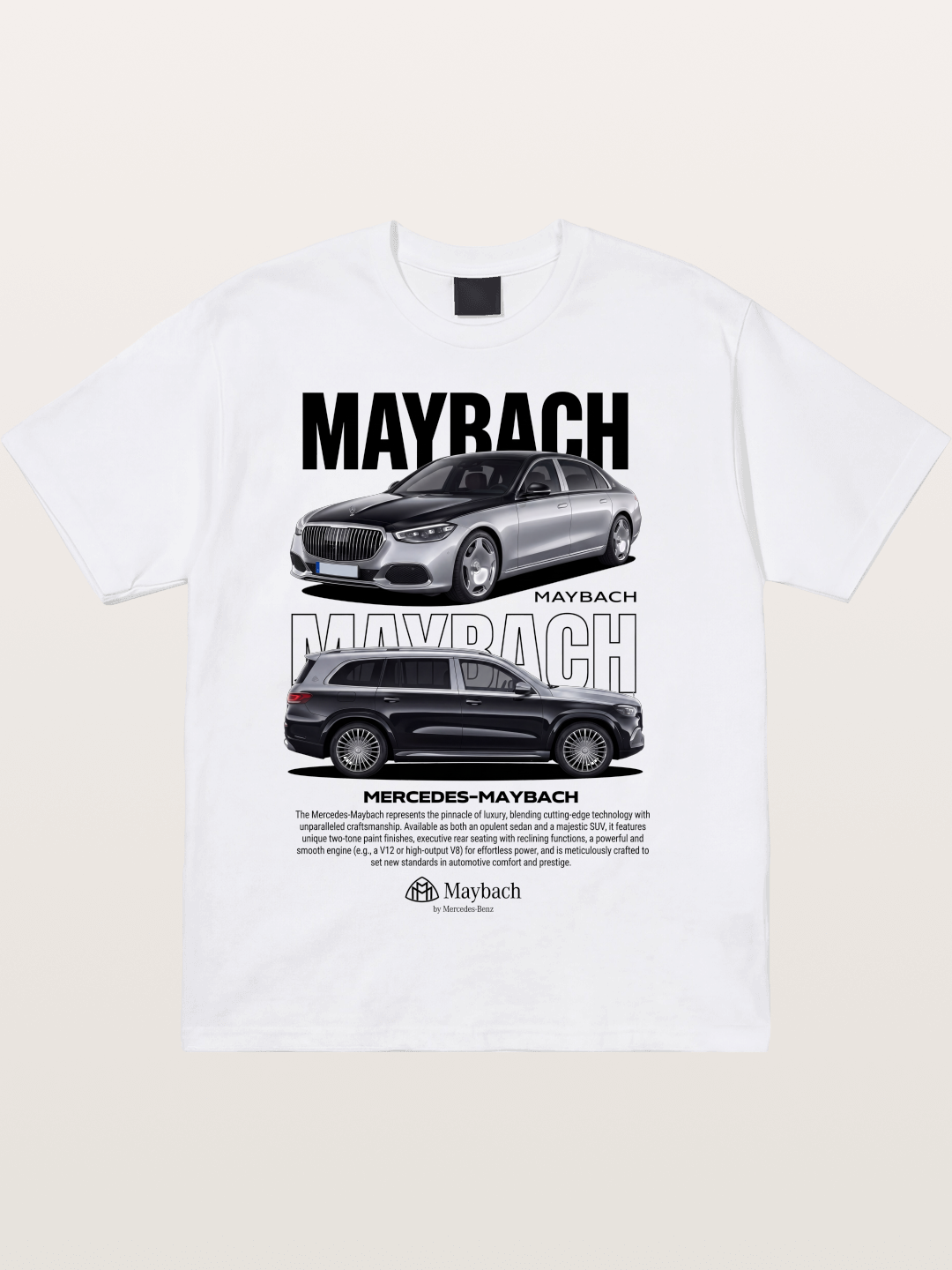 Mercedes Maybach Auto Design Cotton T-shirt