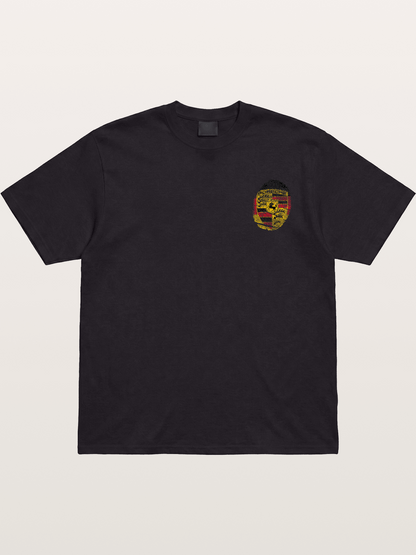 Porsche Crest Fingerprint Cotton T-shirt