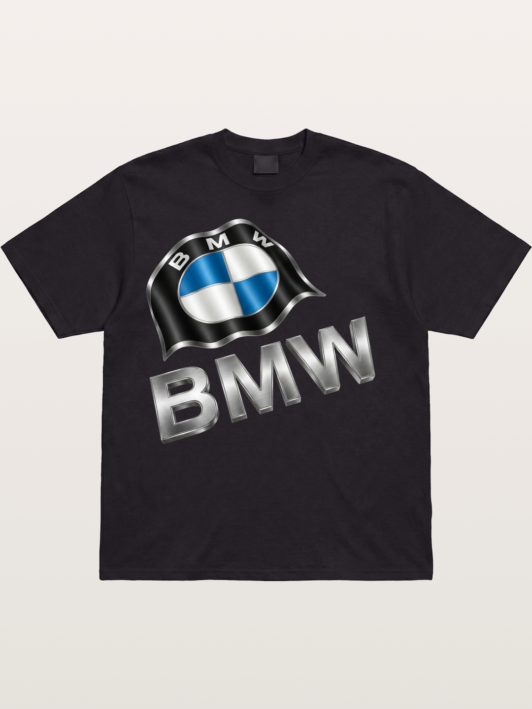 BMW Waving Flag Emblem Cotton T-shirt