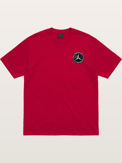 Mercedes Spider Web Logo Art Gildan T-shirt
