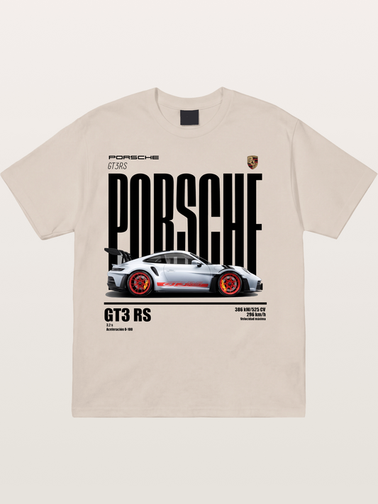 Porsche 911 GT3RS Widebody Sports Car Cotton T-shirt