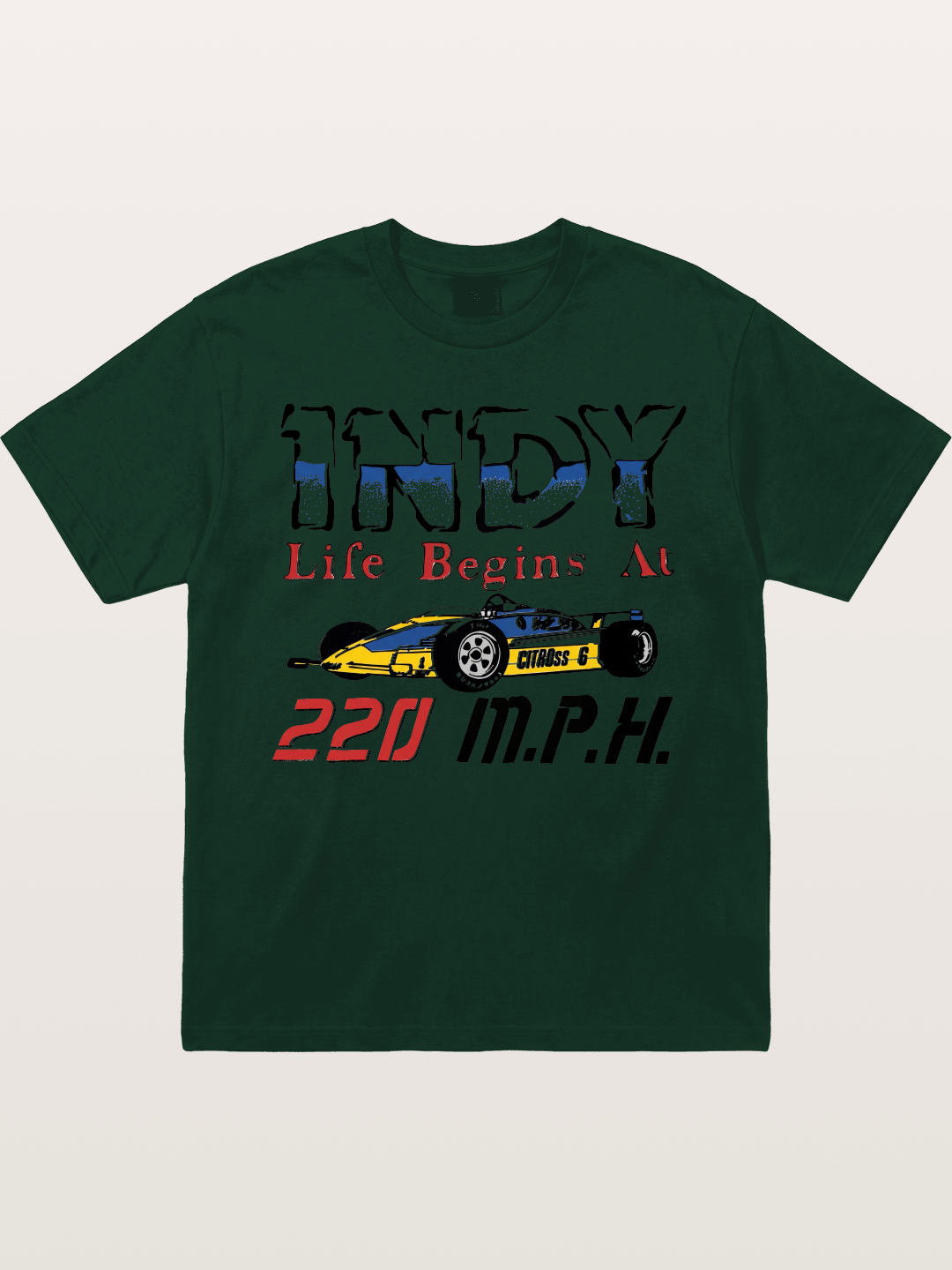 Indy 220 MPH Gildan T-shirt