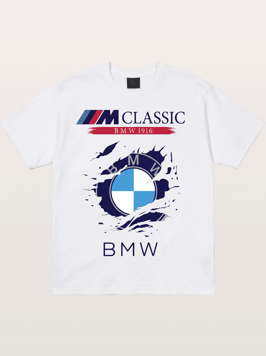 BMW M Colors Tear Effect Cotton T-shirt