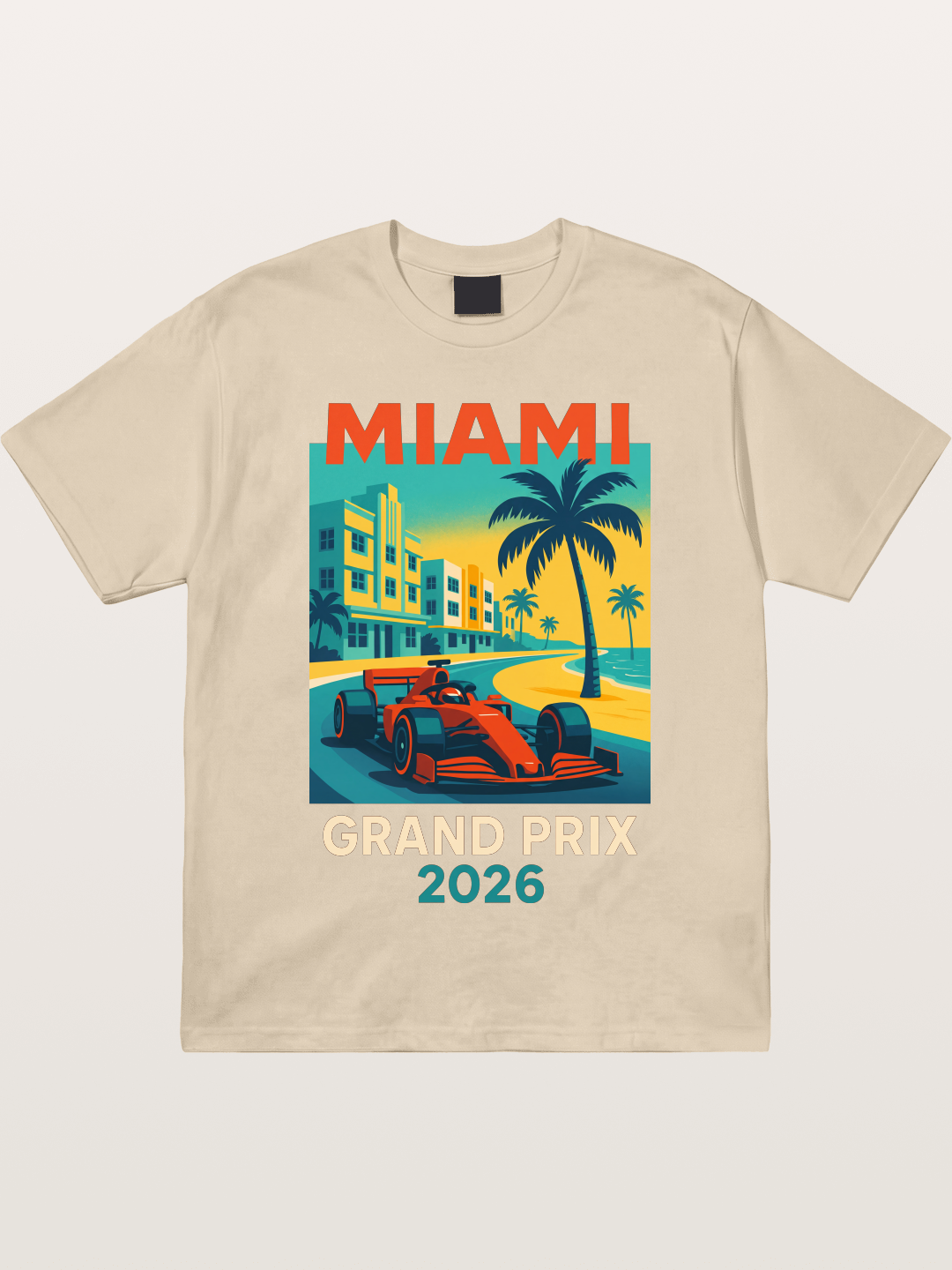 Miami Retro Race Vibes Gildan T-shirt