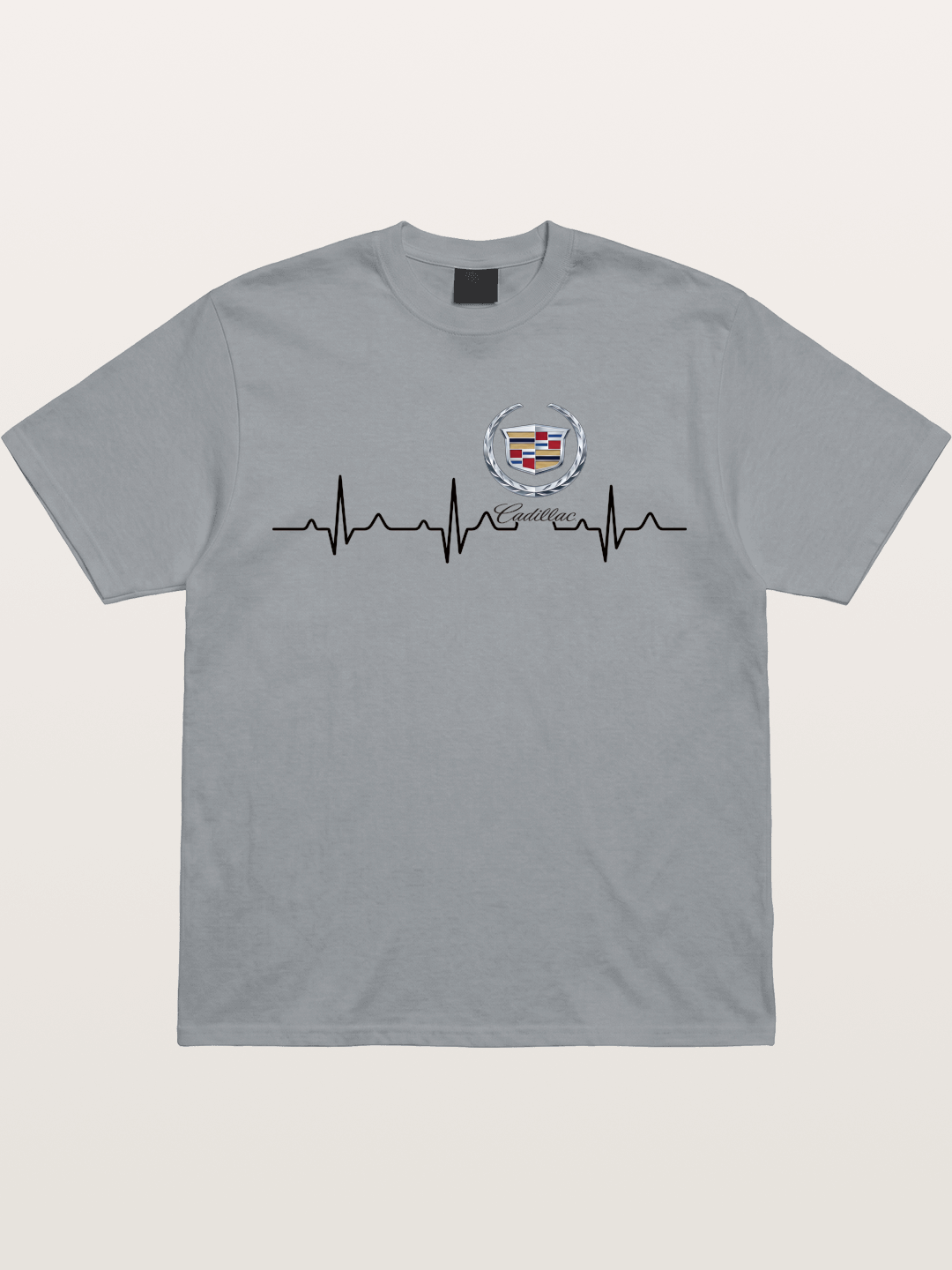 Cadillac Heartbeat Graphic Gildan T-shirt