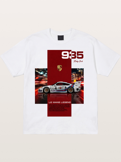 Porsche 935 Le Mans Legend Martini Cotton T-shirt