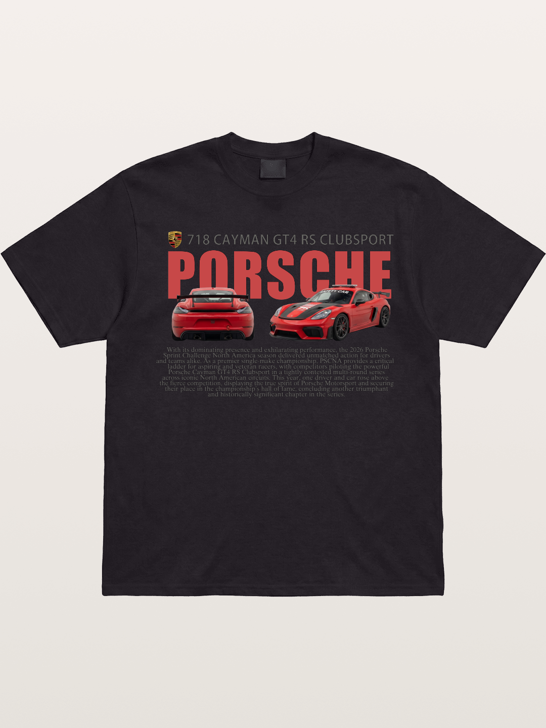 Porsche 718 Cayman GT4 RS Gildan T-shirt