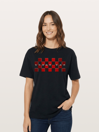 Checkered Ring Cotton T-shirt