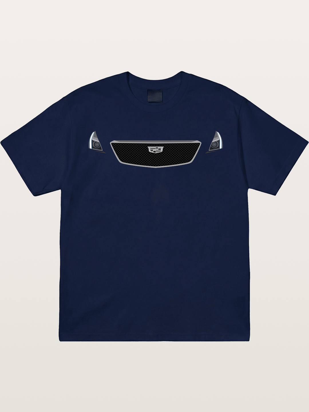 Cadillac Grille and LED Headlights Gildan T-shirt